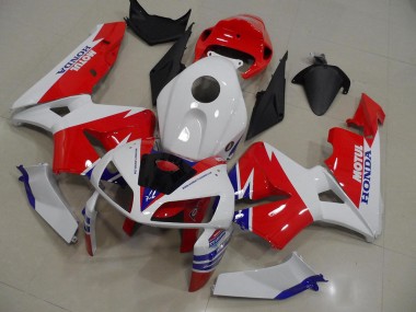 Discount 2005-2006 Red White Honda CBR600RR Motorcycle Fairing Kit UK