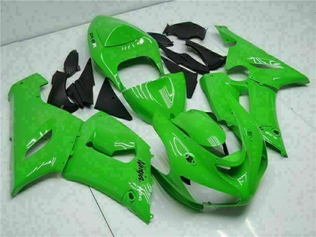 Discount 2005-2006 Green Kawasaki ZX6R Motorcycle Replacement Fairings UK Discount 2005-2006 Green Kawasaki ZX6R Motorcycle Replacement Fairings UK