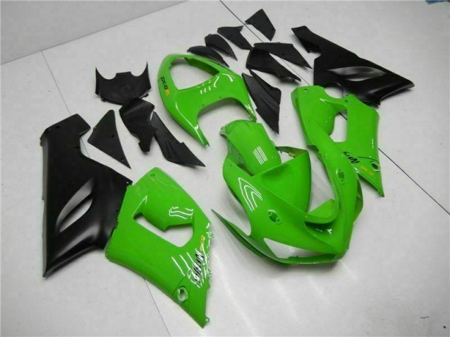 Discount 2005-2006 Green Kawasaki ZX6R Motorbike Fairing UK Discount 2005-2006 Green Kawasaki ZX6R Motorbike Fairing UK