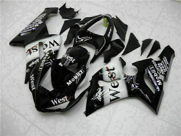 Discount 2005-2006 Black Kawasaki ZX6R Bike Fairings UK Discount 2005-2006 Black Kawasaki ZX6R Bike Fairings UK
