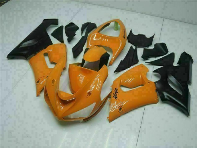 Discount 2005-2006 Orange Kawasaki ZX6R Bike Fairing UK Discount 2005-2006 Orange Kawasaki ZX6R Bike Fairing UK