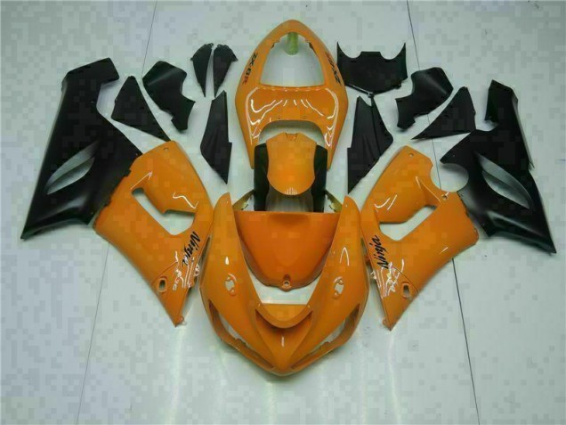 Discount 2005-2006 Orange Kawasaki ZX6R Bike Fairing UK Discount 2005-2006 Orange Kawasaki ZX6R Bike Fairing UK