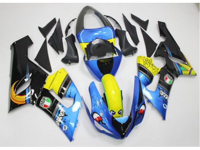 Discount 2005-2006 Shark Kawasaki ZX6R Motorbike Fairings UK Discount 2005-2006 Shark Kawasaki ZX6R Motorbike Fairings UK