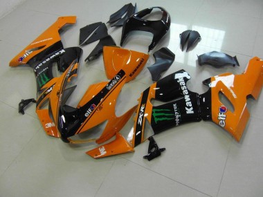 Discount 2005-2006 Orange Monster Kawasaki ZX6R Bike Fairing UK