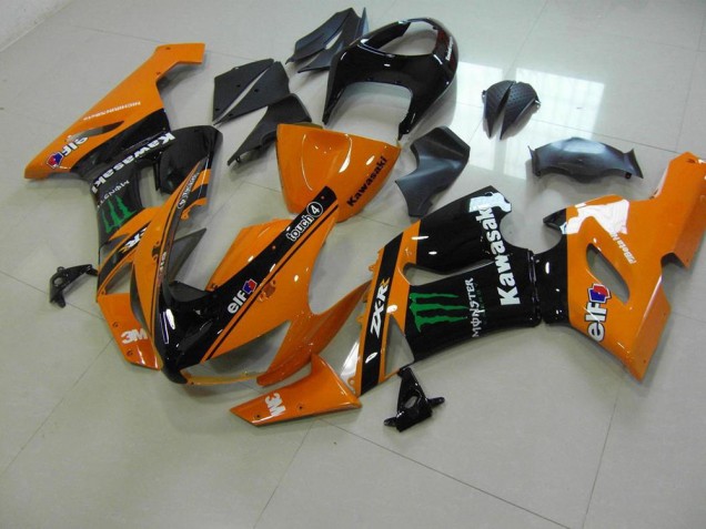 Discount 2005-2006 Orange Monster Kawasaki ZX6R Bike Fairing UK Discount 2005-2006 Orange Monster Kawasaki ZX6R Bike Fairing UK