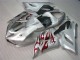 Discount 2005-2006 Silver Red Flames Kawasaki ZX6R Motorcycle Fairings UK Discount 2005-2006 Silver Red Flames Kawasaki ZX6R Motorcycle Fairings UK