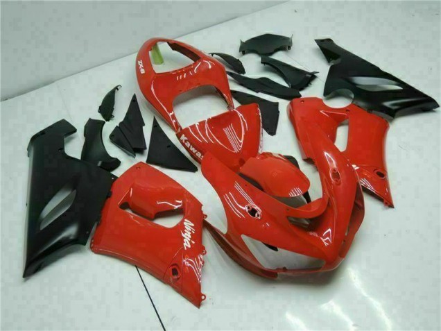 Discount 2005-2006 Red Kawasaki ZX6R Bike Fairing Kit UK Discount 2005-2006 Red Kawasaki ZX6R Bike Fairing Kit UK