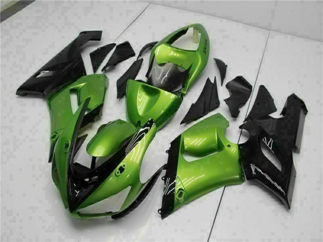 Discount 2005-2006 Green Kawasaki ZX6R Motorcycle Bodywork UK Discount 2005-2006 Green Kawasaki ZX6R Motorcycle Bodywork UK