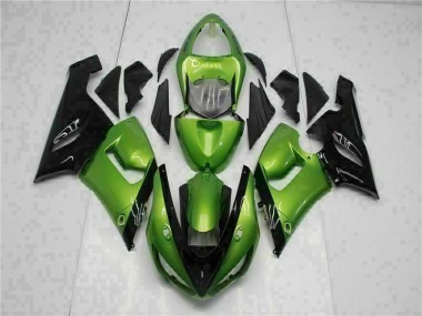 Discount 2005-2006 Green Kawasaki ZX6R Motorcycle Bodywork UK