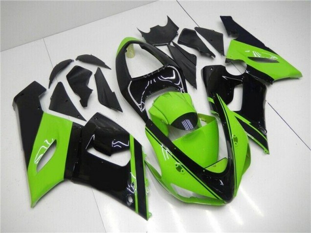 Discount 2005-2006 Green Black Kawasaki ZX6R Motor Fairings UK Discount 2005-2006 Green Black Kawasaki ZX6R Motor Fairings UK