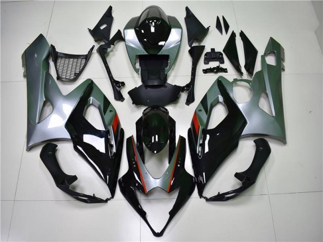 Discount 2005-2006 Black Silver Suzuki GSXR 1000 Motorcycle Fairing Kit UK Discount 2005-2006 Black Silver Suzuki GSXR 1000 Motorcycle Fairing Kit UK