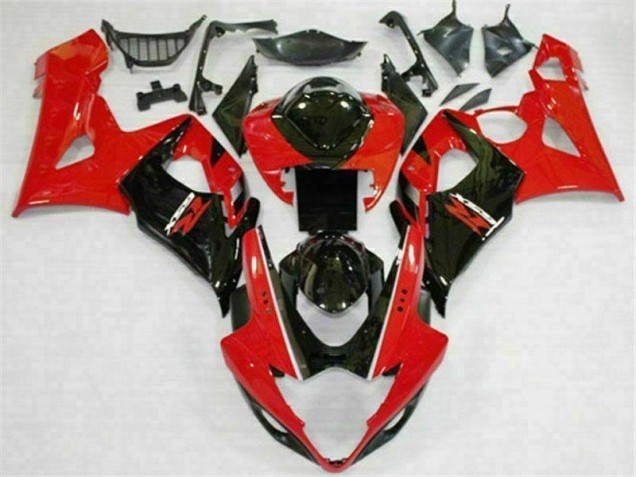 Discount 2005-2006 Red Black Suzuki GSXR 1000 Motorcycle Fairings UK Discount 2005-2006 Red Black Suzuki GSXR 1000 Motorcycle Fairings UK