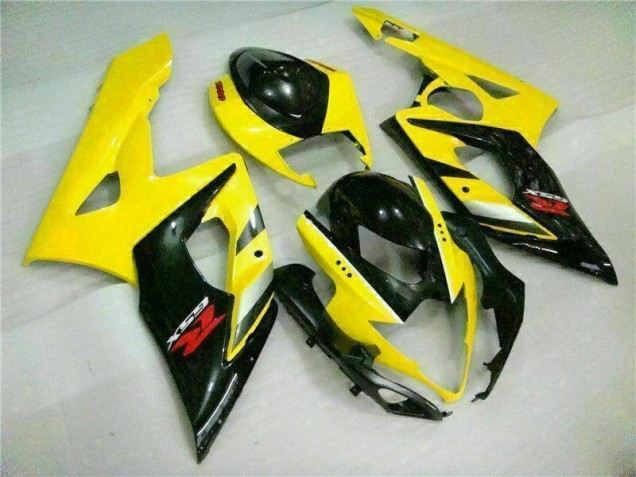 Discount 2005-2006 Yellow Black Suzuki GSXR 1000 Motorcycle Fairings Kits UK Discount 2005-2006 Yellow Black Suzuki GSXR 1000 Motorcycle Fairings Kits UK