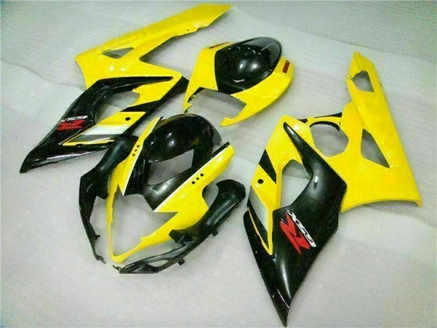 Discount 2005-2006 Yellow Black Suzuki GSXR 1000 Motorcycle Fairings Kits UK Discount 2005-2006 Yellow Black Suzuki GSXR 1000 Motorcycle Fairings Kits UK
