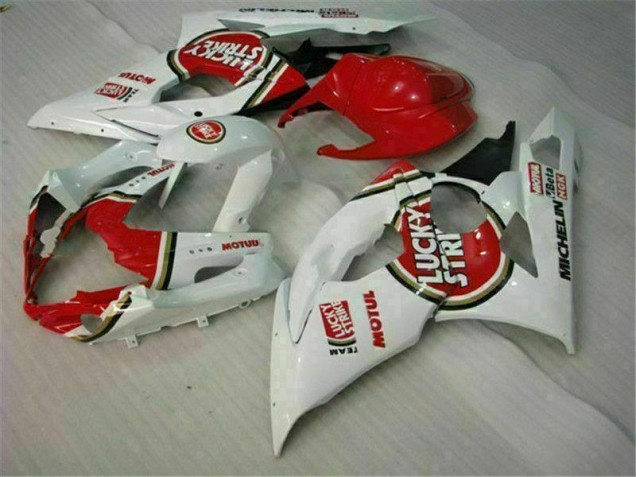 Discount 2005-2006 Red White Suzuki GSXR 1000 Motorcycle Replacement Fairings UK Discount 2005-2006 Red White Suzuki GSXR 1000 Motorcycle Replacement Fairings UK