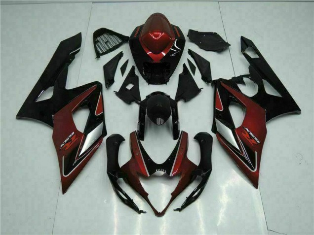 Discount 2005-2006 Red Black Suzuki GSXR 1000 Motorbike Fairings UK Discount 2005-2006 Red Black Suzuki GSXR 1000 Motorbike Fairings UK