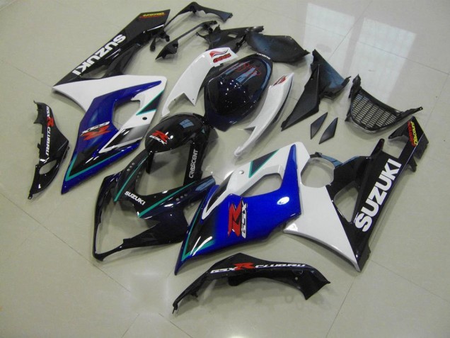 Discount 2005-2006 Blue White Suzuki GSXR 1000 Motorcycle Fairings Kit UK Discount 2005-2006 Blue White Suzuki GSXR 1000 Motorcycle Fairings Kit UK