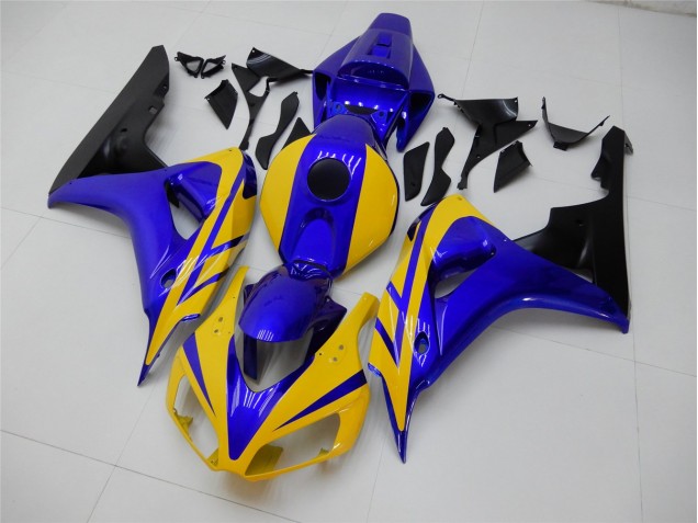 Discount 2006-2007 Yellow Blue Honda CBR1000RR Replacement Motorcycle Fairings UK Discount 2006-2007 Yellow Blue Honda CBR1000RR Replacement Motorcycle Fairings UK