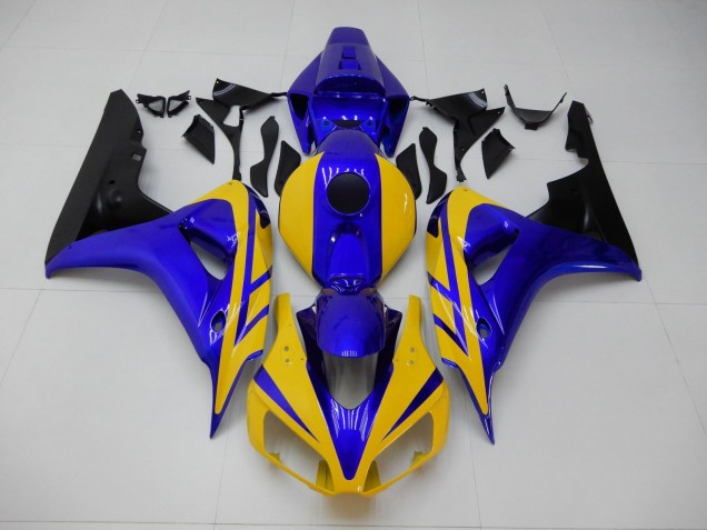 Discount 2006-2007 Yellow Blue Honda CBR1000RR Replacement Motorcycle Fairings UK Discount 2006-2007 Yellow Blue Honda CBR1000RR Replacement Motorcycle Fairings UK