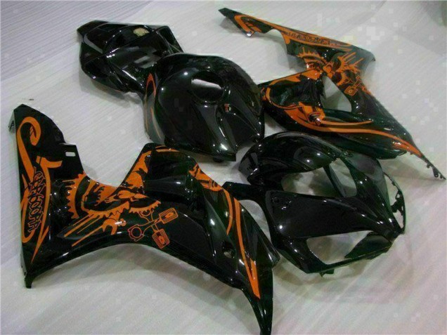 Discount 2006-2007 Brown Black Honda CBR1000RR Motorbike Fairing Kits UK Discount 2006-2007 Brown Black Honda CBR1000RR Motorbike Fairing Kits UK