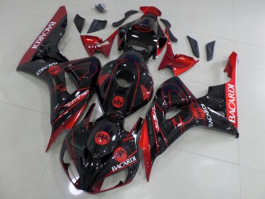 Discount 2006-2007 Black Bacardi Honda CBR1000RR Motorbike Fairing UK