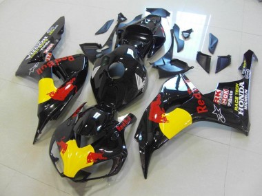 Discount 2006-2007 Black Red Bull Honda CBR1000RR Bike Fairing Kit UK