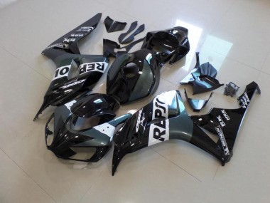Discount 2006-2007 Grey Black Repsol Honda CBR1000RR Motorbike Fairing Kits UK