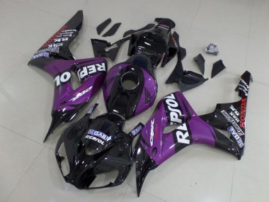Discount 2006-2007 Purple Repsol Honda CBR1000RR Motorcyle Fairings UK