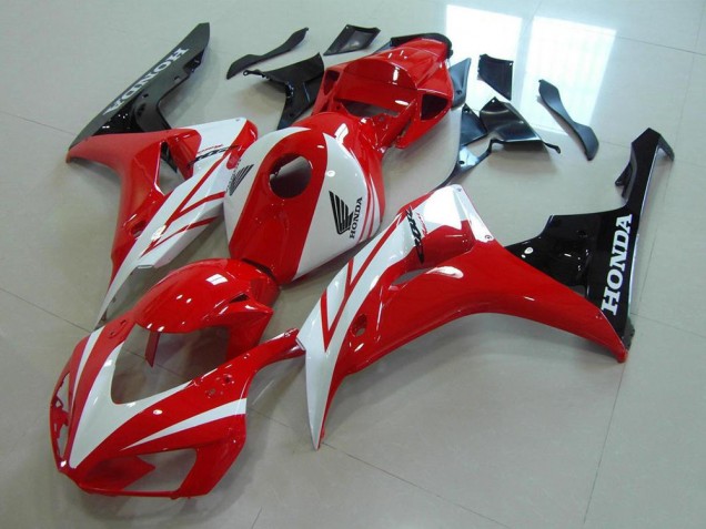 Discount 2006-2007 Red White Honda CBR1000RR Motorcycle Fairing Kits UK Discount 2006-2007 Red White Honda CBR1000RR Motorcycle Fairing Kits UK