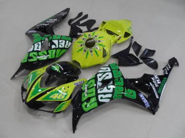 Discount 2006-2007 Yellow Green Rossi Honda CBR1000RR Motor Fairings UK