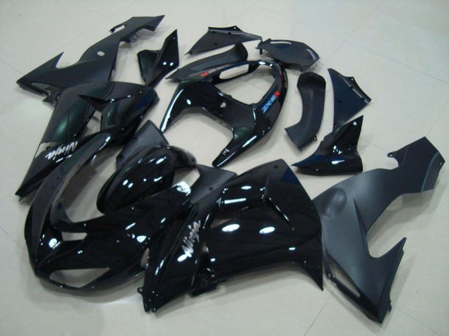 Discount 2006-2007 Glossy Black Matte Black Kawasaki ZX10R Motorcyle Fairings UK Discount 2006-2007 Glossy Black Matte Black Kawasaki ZX10R Motorcyle Fairings UK