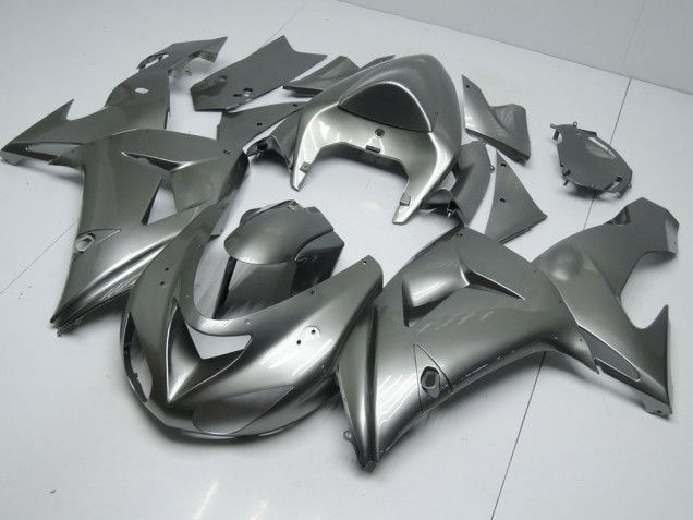 Discount 2006-2007 Glossy Grey Kawasaki ZX10R Bike Fairings UK Discount 2006-2007 Glossy Grey Kawasaki ZX10R Bike Fairings UK