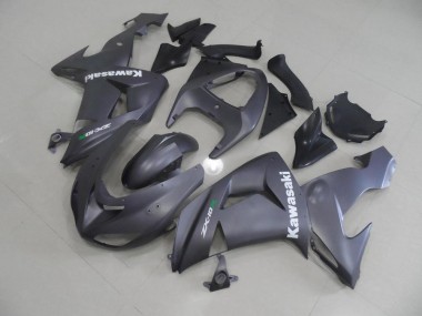 Discount 2006-2007 Grey with White Decals Kawasaki ZX10R Motor Bike Fairings UK