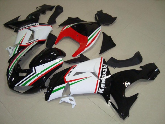 Discount 2006-2007 White and Black Kawasaki ZX10R Bike Fairing Kit UK Discount 2006-2007 White and Black Kawasaki ZX10R Bike Fairing Kit UK
