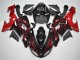 Discount 2006-2007 Red Flame Kawasaki ZX10R Motorcycle Fairings Kit UK