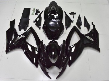 Discount 2006-2007 Glossy Black Suzuki GSXR 600/750 Bike Fairing UK