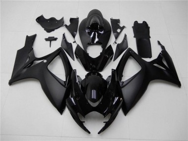 Discount 2006-2007 Matte Black Suzuki GSXR 600/750 Bike Fairings UK