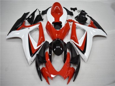 Discount 2006-2007 Red Black Suzuki GSXR 600/750 Motorcycle Fairings Kits UK