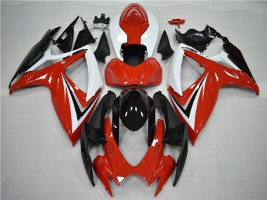 Discount 2006-2007 Red Black Suzuki GSXR 600/750 Motorcycle Fairing Kits UK