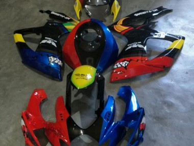 Discount 2006-2007 Red Blue Suzuki GSXR 600/750 Motorbike Fairing UK
