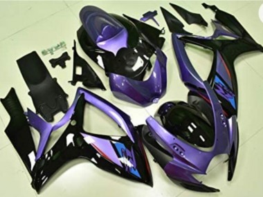 Discount 2006-2007 Purple Black Suzuki GSXR 600/750 Replacement Motorcycle Fairings UK