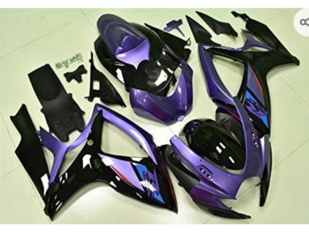 Discount 2006-2007 Purple Black Suzuki GSXR 600/750 Replacement Motorcycle Fairings UK
