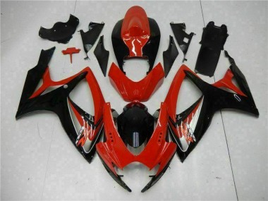 Discount 2006-2007 Red Suzuki GSXR 600/750 Bike Fairing Kit UK