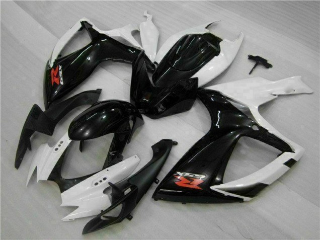 Discount 2006-2007 White Black Suzuki GSXR 600/750 Motorcycle Fairings Kit UK Discount 2006-2007 White Black Suzuki GSXR 600/750 Motorcycle Fairings Kit UK