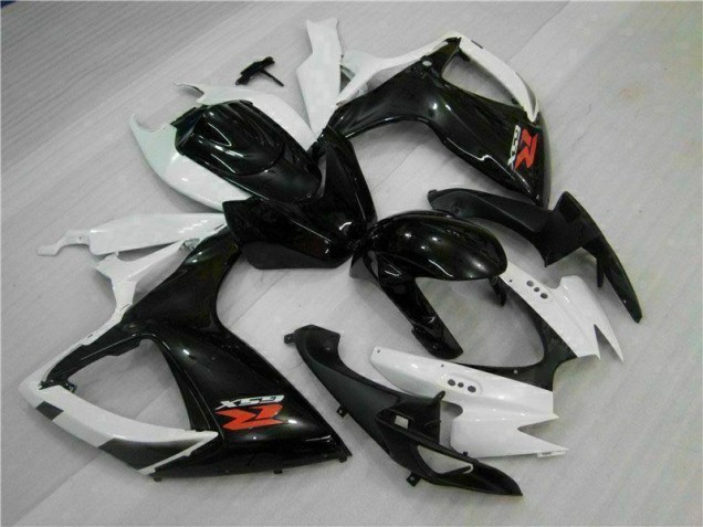 Discount 2006-2007 White Black Suzuki GSXR 600/750 Motorcycle Fairings Kit UK Discount 2006-2007 White Black Suzuki GSXR 600/750 Motorcycle Fairings Kit UK