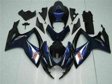 Discount 2006-2007 Black Blue Suzuki GSXR 600/750 Motorbike Fairing Kits UK