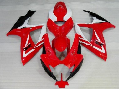 Discount 2006-2007 Red White Suzuki GSXR 600/750 Motorbike Fairing UK