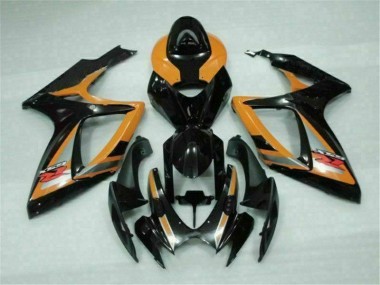 Discount 2006-2007 Black Orange Suzuki GSXR 600/750 Bike Fairings UK