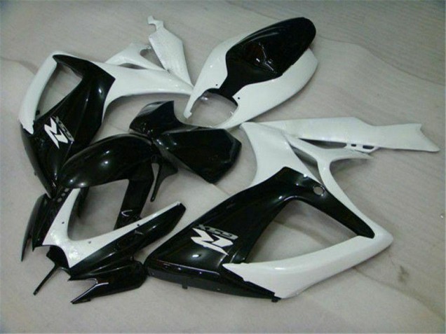 Discount 2006-2007 Black White Suzuki GSXR 600/750 Motorcycle Replacement Fairings UK Discount 2006-2007 Black White Suzuki GSXR 600/750 Motorcycle Replacement Fairings UK