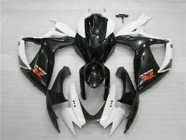 Discount 2006-2007 White Black Suzuki GSXR 600/750 Motorbike Fairing Kits UK